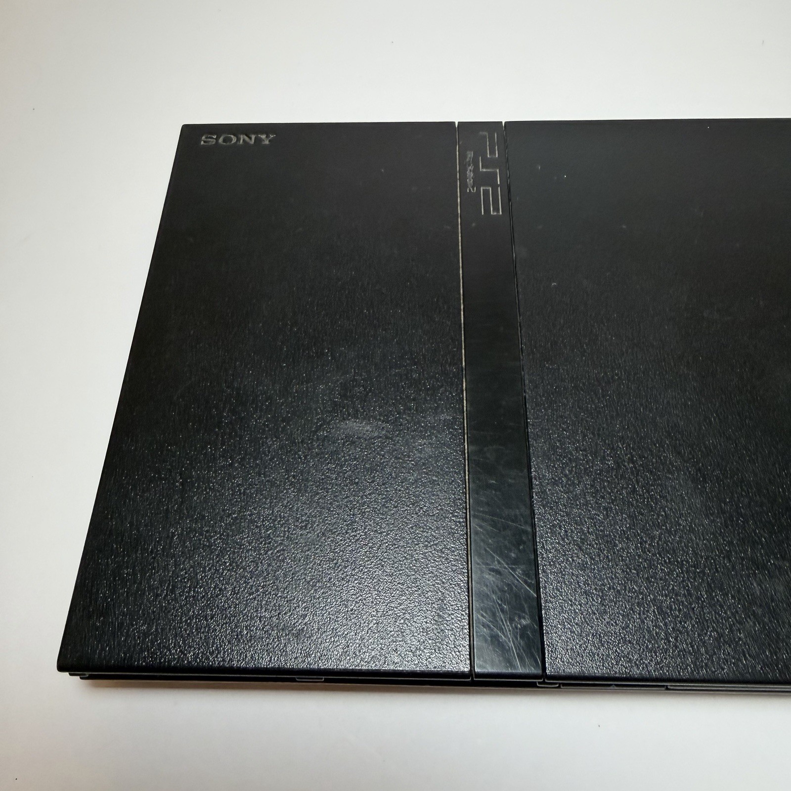 Sony PlayStation 2 Slim PS2 Console SCPH-75001 Black W/ Cords & Controller