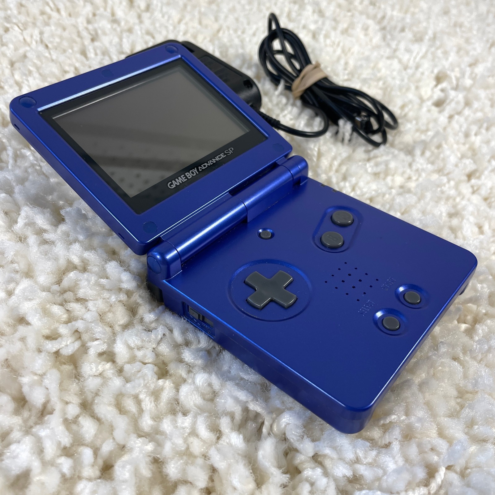 Nintendo Gameboy Advance GBA SP Cobalt Blue Handheld Console System AGS-001
