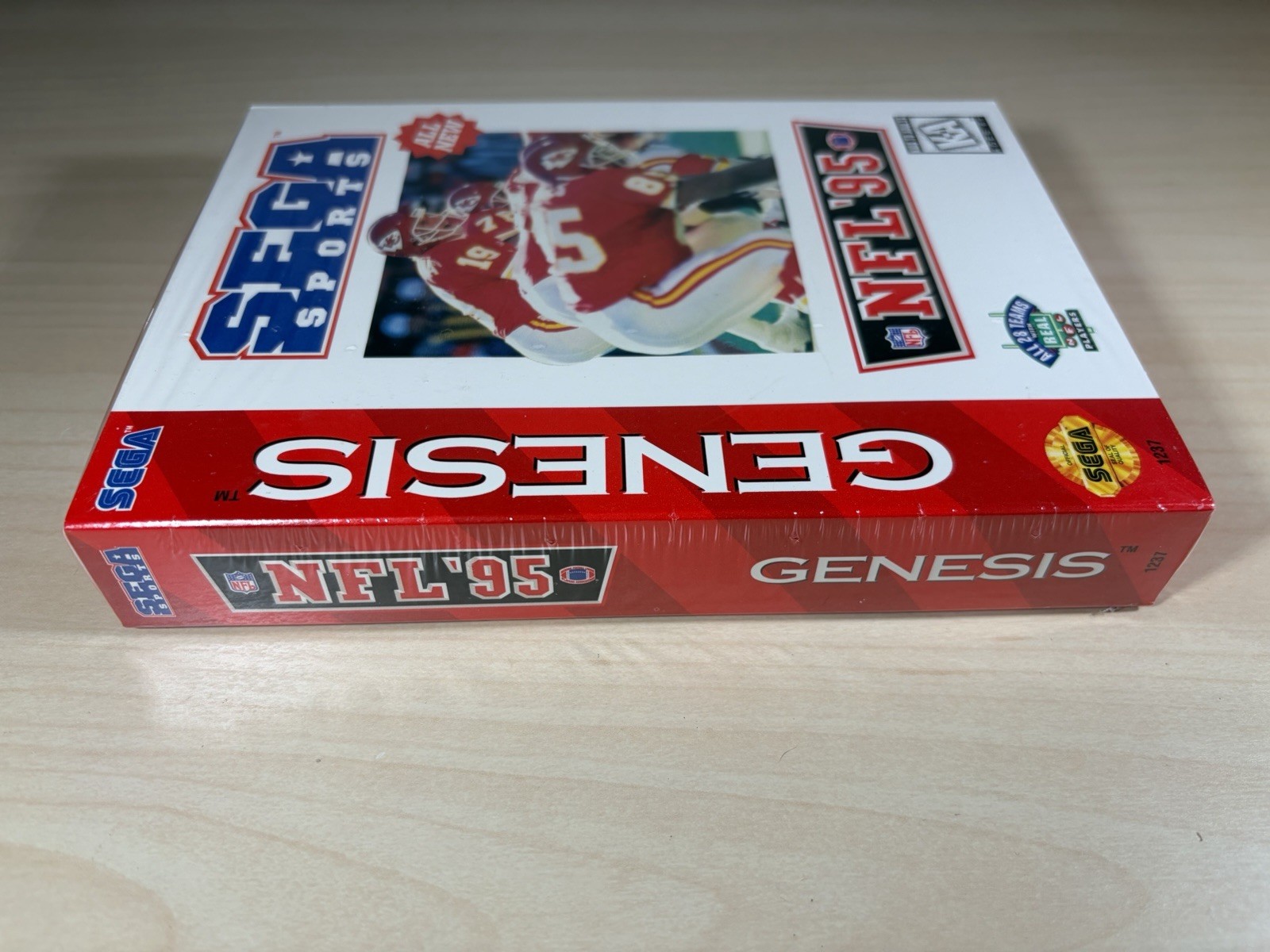 Sega Genesis II 2 Black Game Console System NFL 95