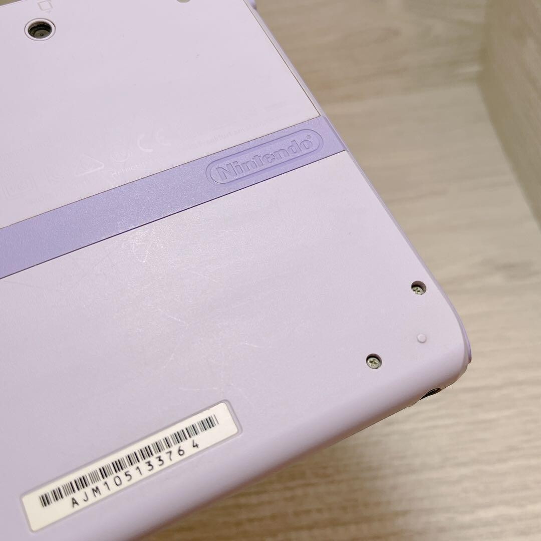 Nintendo 2DS White Lavender Console Stylus Working Tested Japanese ver