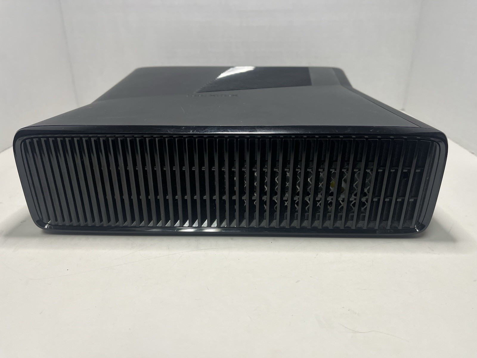 Microsoft Xbox 360 S Slim Black Console Model 1439 220GB + Power Supply – Tested