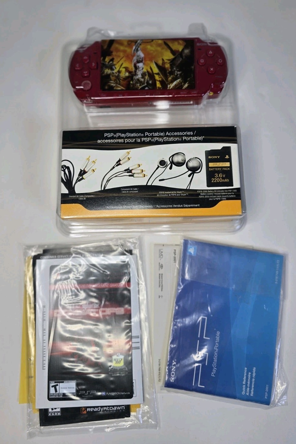 Sony PSP 2000 God of War Limited Edition Handheld System – CIB Complete