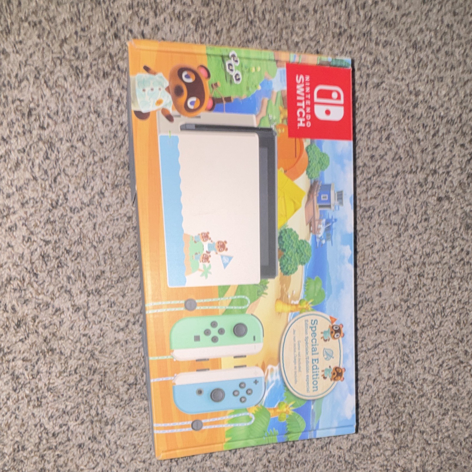 Nintendo Switch Animal Crossing New Horizons Edition 32GB Bundle w/ Dock Box