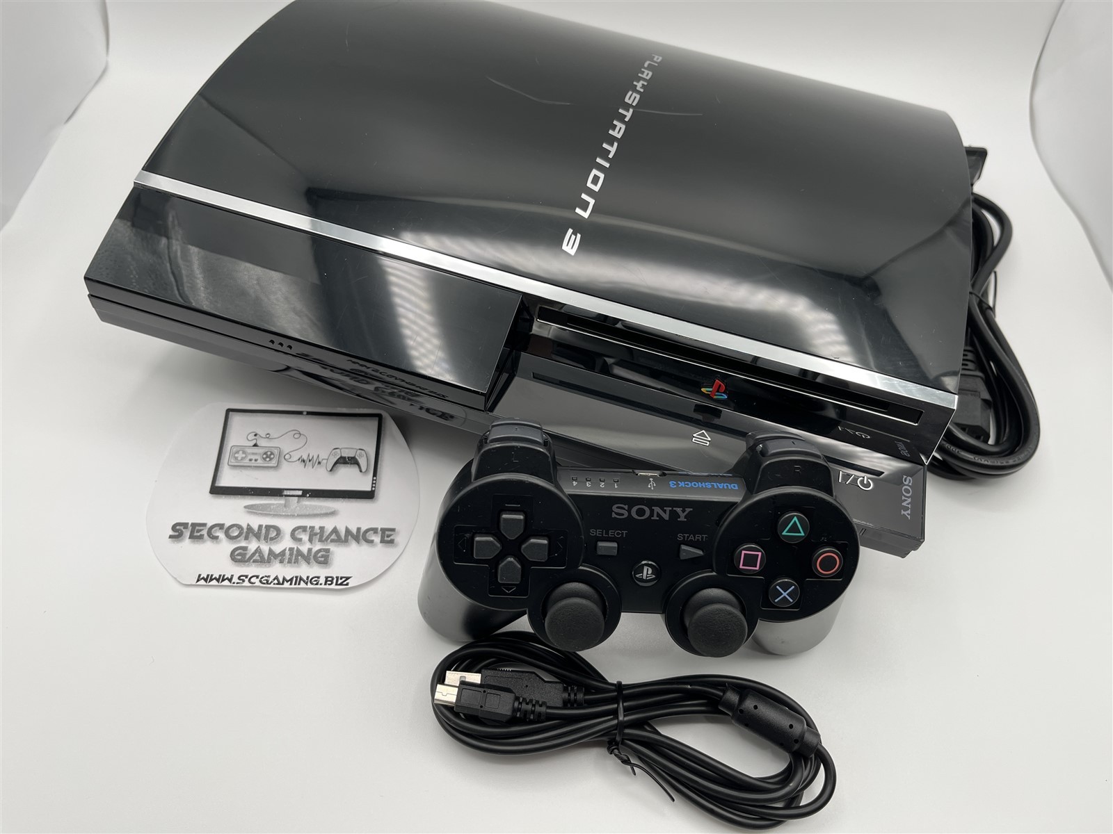 PlayStation 3 PS3 Fat Backward Compatible CECHE01 500GB Refurb Console New Laser