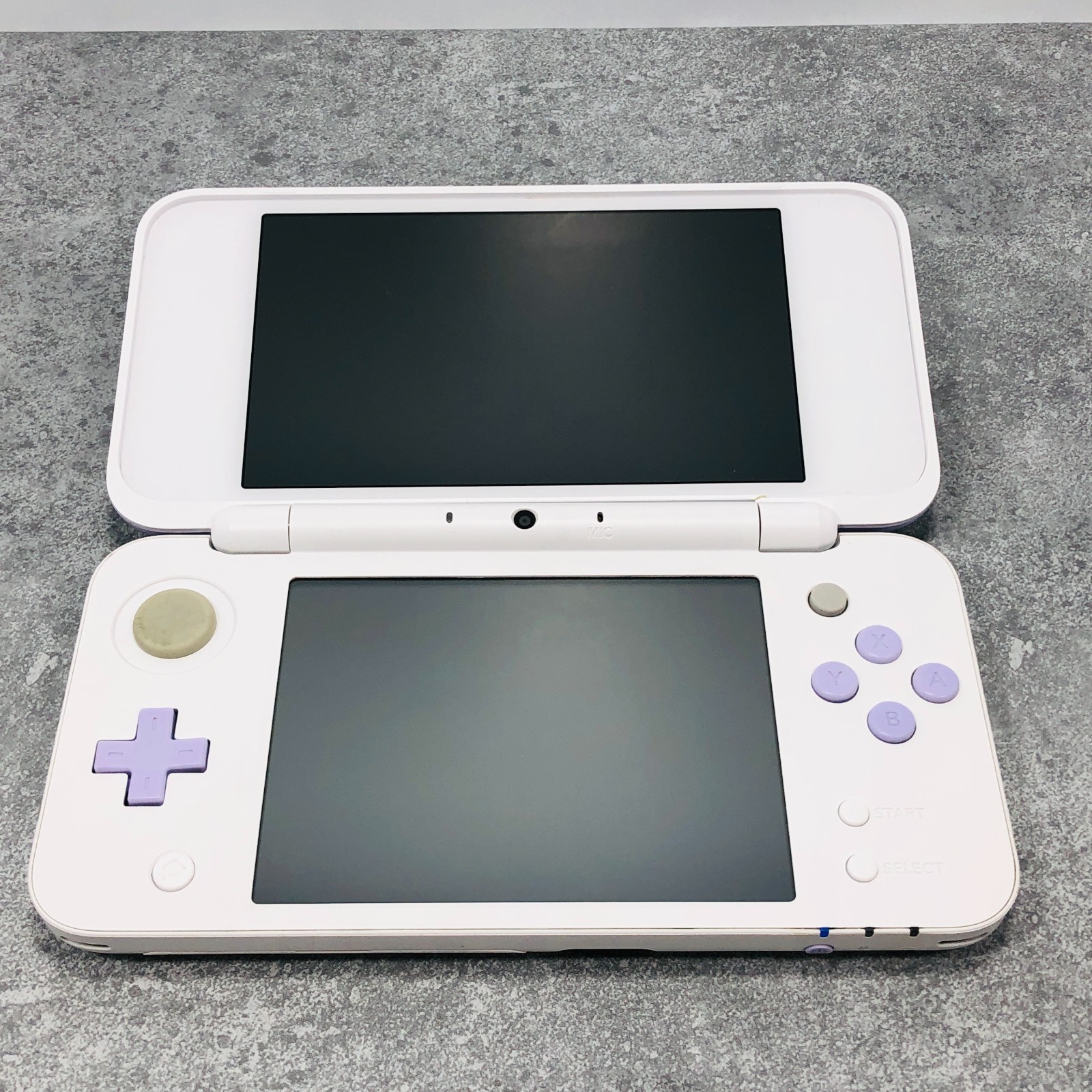 [EX+3] New Nintendo 2DS XL LL White Lavender Console Working Japanese ver 5-129