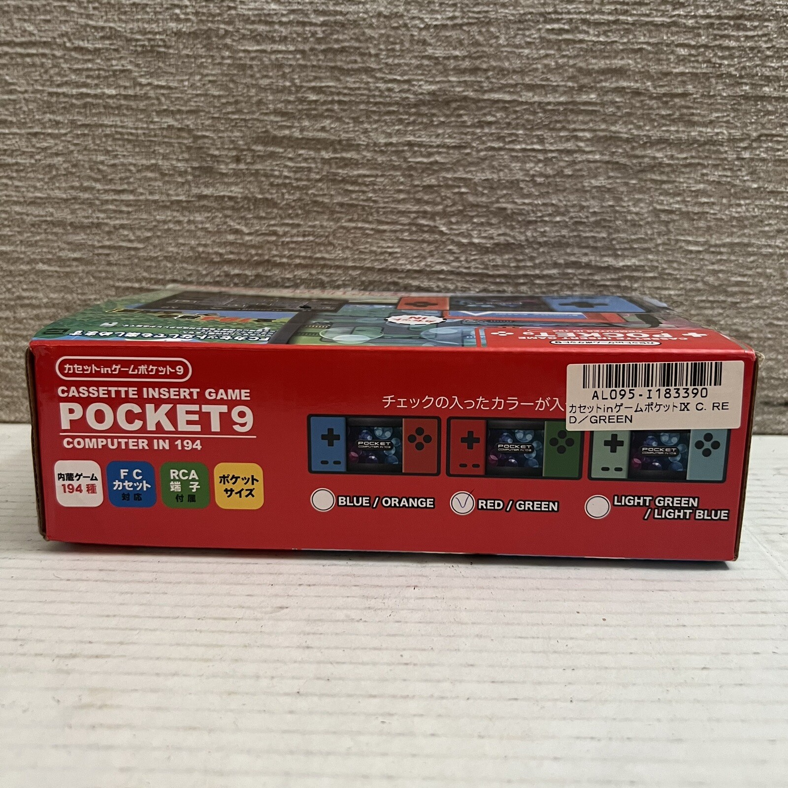 Pocket 9 Computer in 194 or Famicom Cassette Insert Game From Japan W/ Box EUC