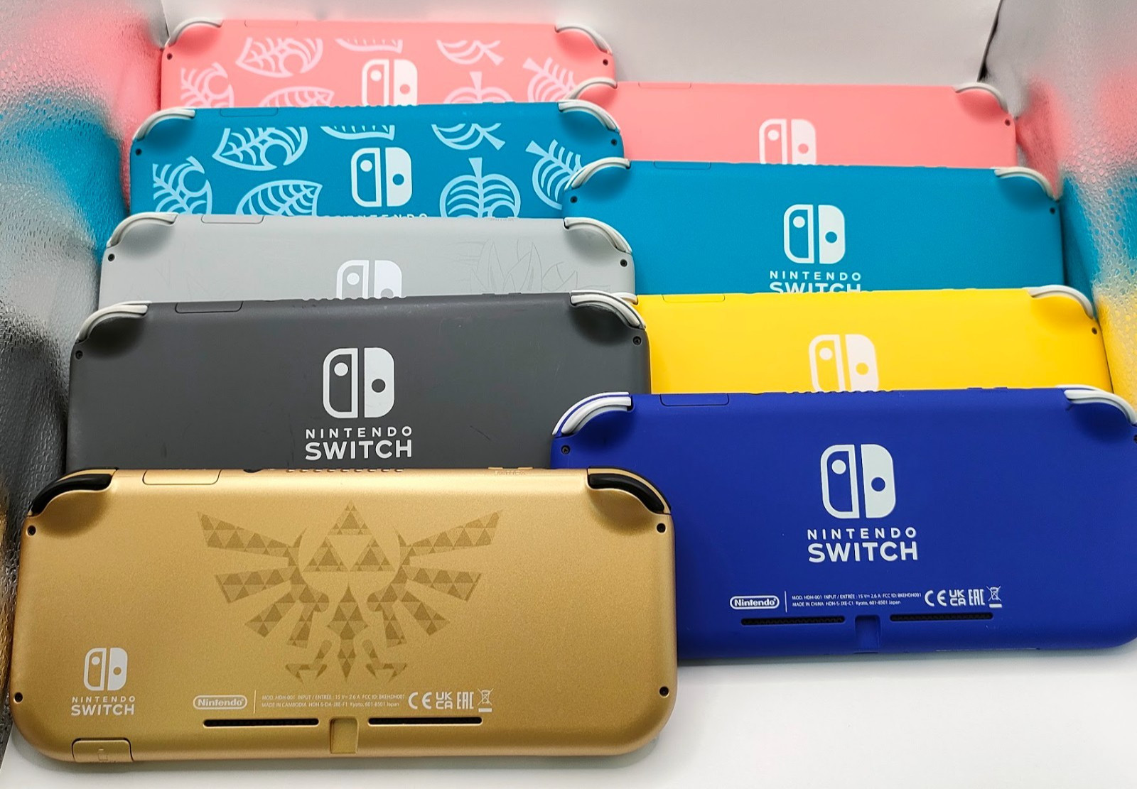 Nintendo Switch Lite Console Body Various Colors Box Charger Select JP
