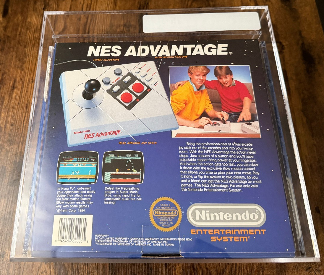 VGA 75+ NES Advantage joystick controller nintendo brand new factory sealed RARE