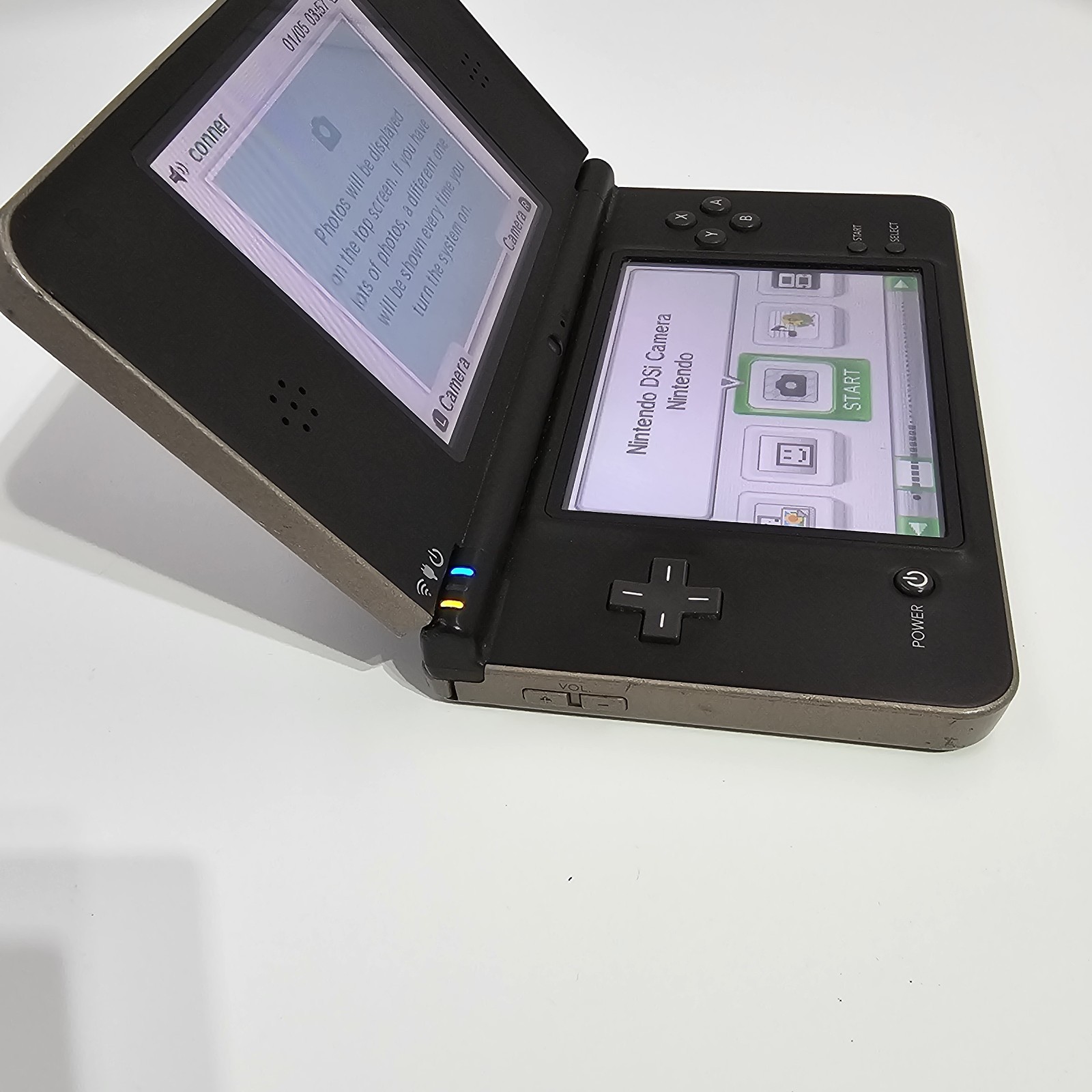 Nintendo DSi XL Bronze Brown With Original Box, Charger, Stylus Tested Works