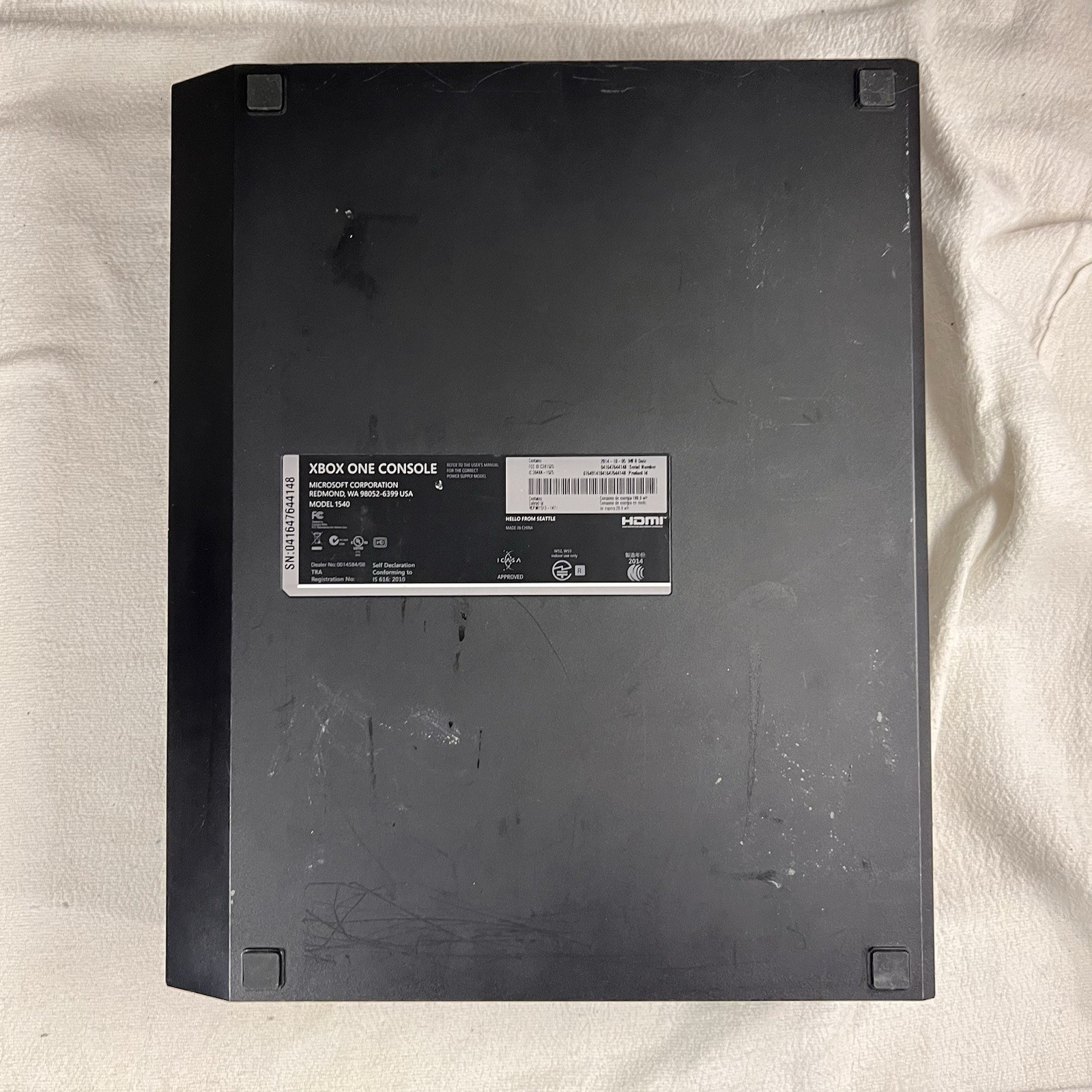 Microsoft Xbox One Console For Parts Or Repair