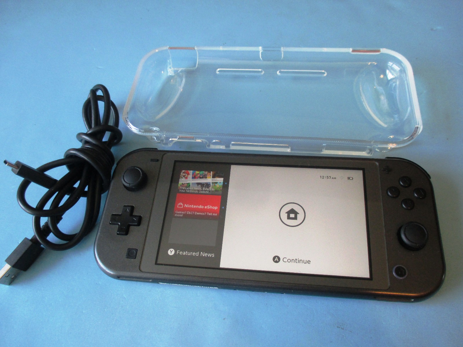 Nintendo Switch Lite: Pokemon Dialga & Palkia Edition System w/Charger & Case