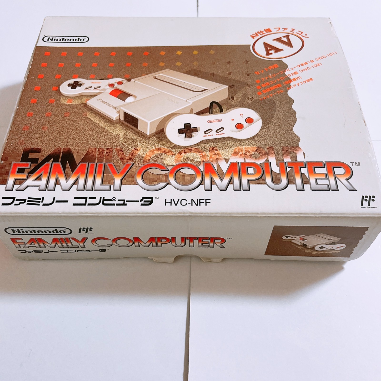 Nintendo New AV Famicom Console System HVC-101 NES 9 Games Japan