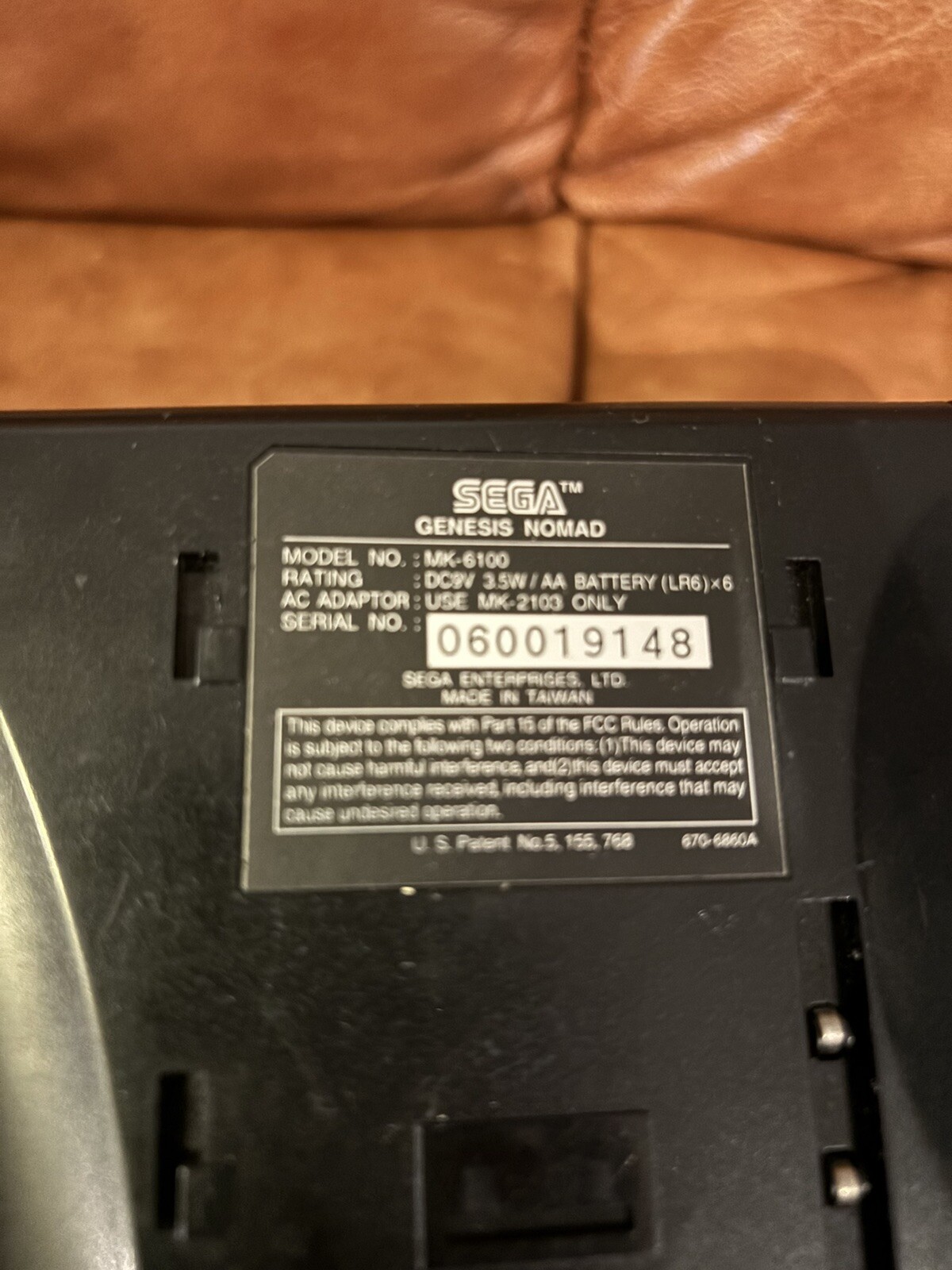 CLEAN! Sega Genesis Nomad With Battery Pack, 12 Games, Accessories, +!