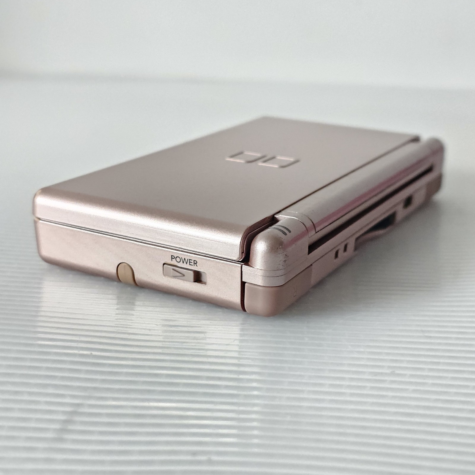 Nintendo DS Lite Metallic Rose Pink Handheld Console Model USG-001 – 2006