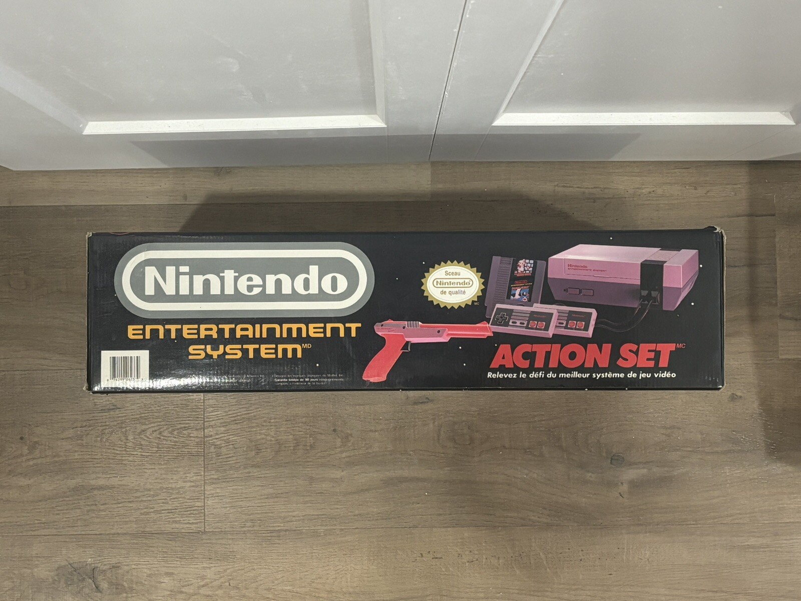 Box Only Vintage Nintendo NES Action Set Home Console – Red Zapper Box Only 1987
