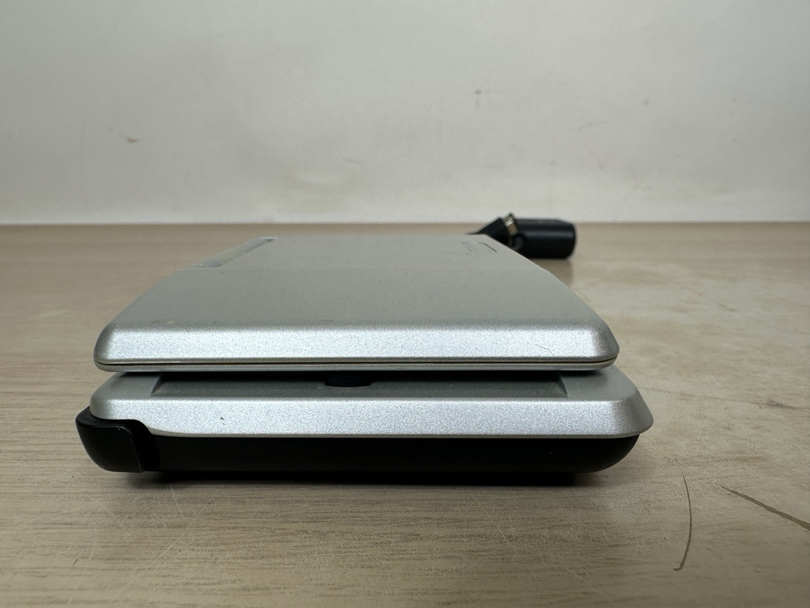 Nintendo DS Model NTR-001 w/ Charger – Original Titanium Silver – Tested & Works