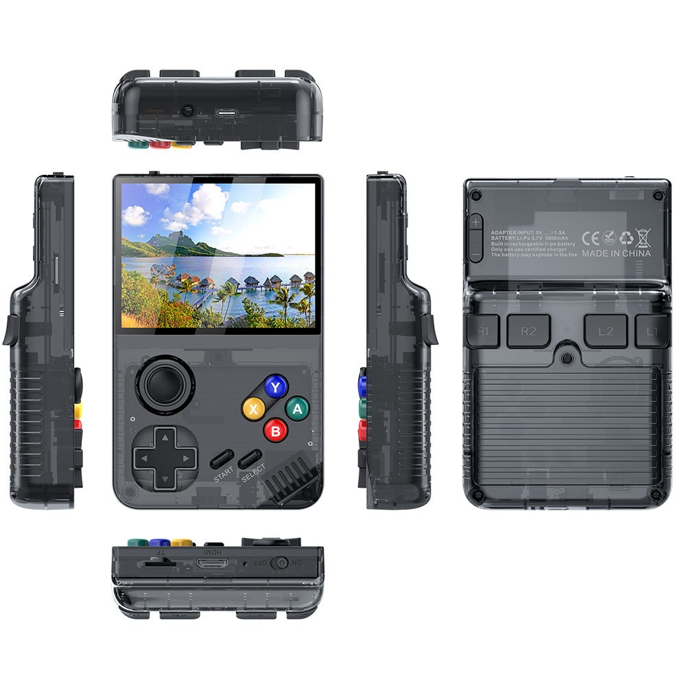 M19 Retro Handheld Game Console 3.5-inch IPS Screen with Built-in 20000 Game