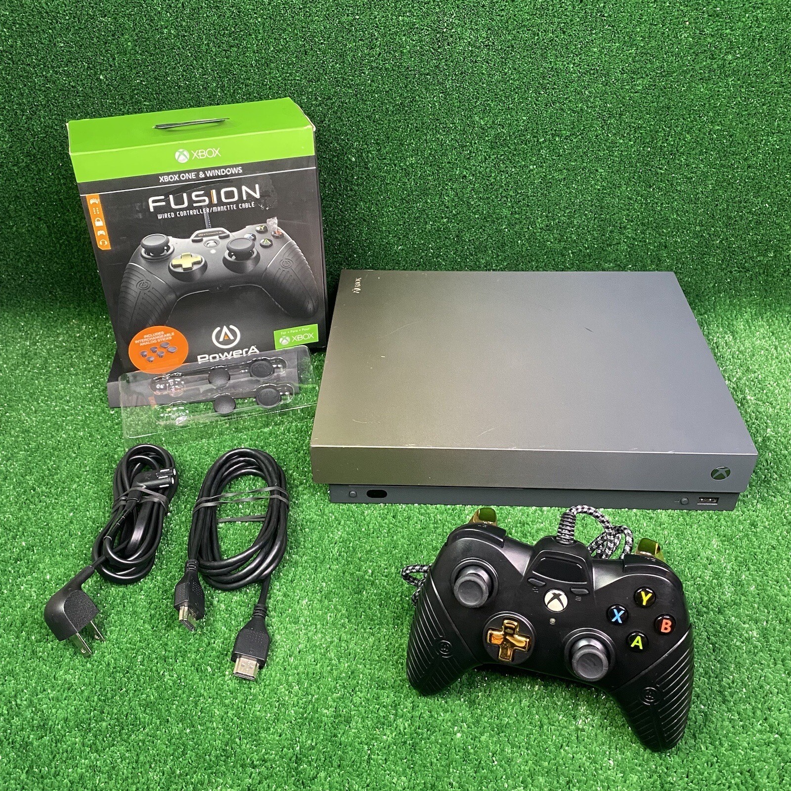 Microsoft Xbox One X 1787 Gold Rush Limited Edition 1TB Console W/Controller