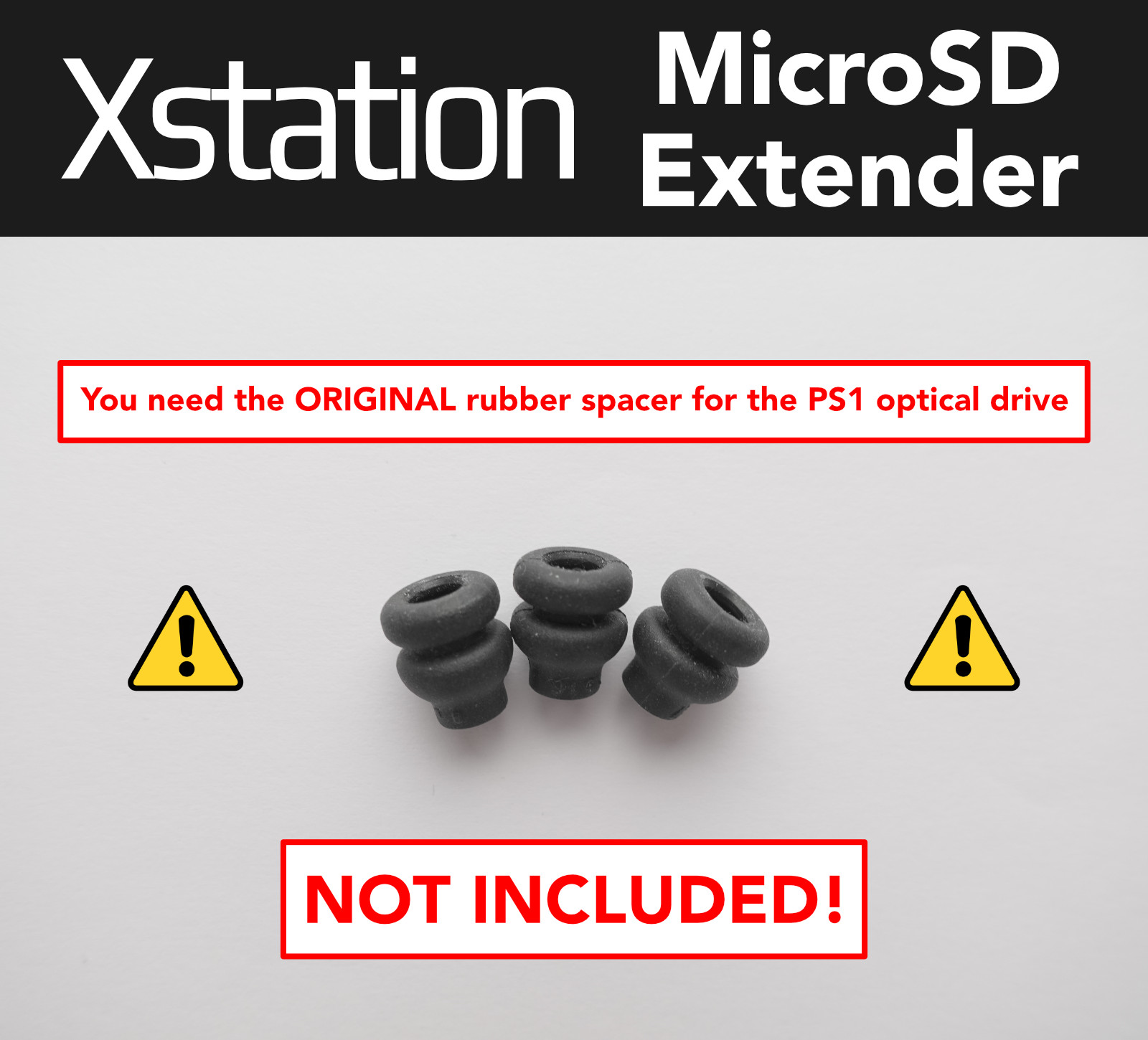 PS1 MicroSD Extender for Xstation[not included]