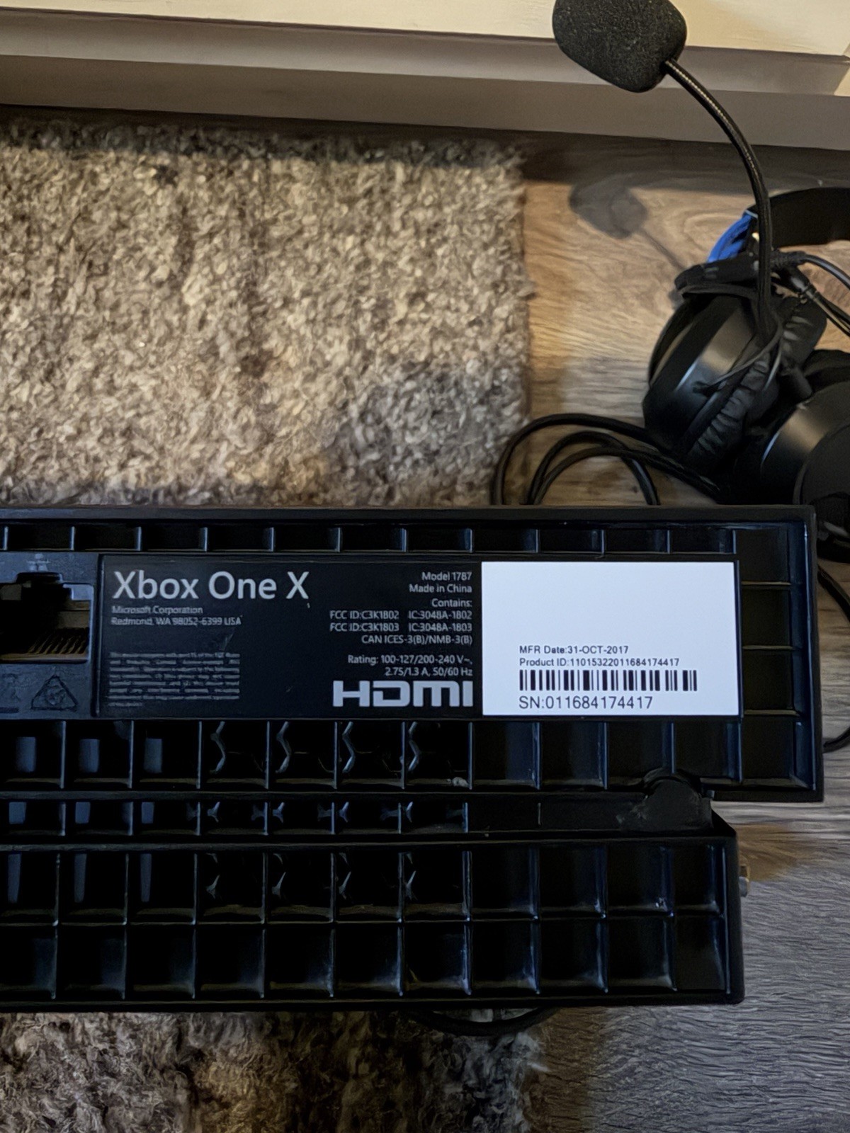 Microsoft Xbox One X Console Video Game System Bundle 4K Ultra HD Black W/ Ext.
