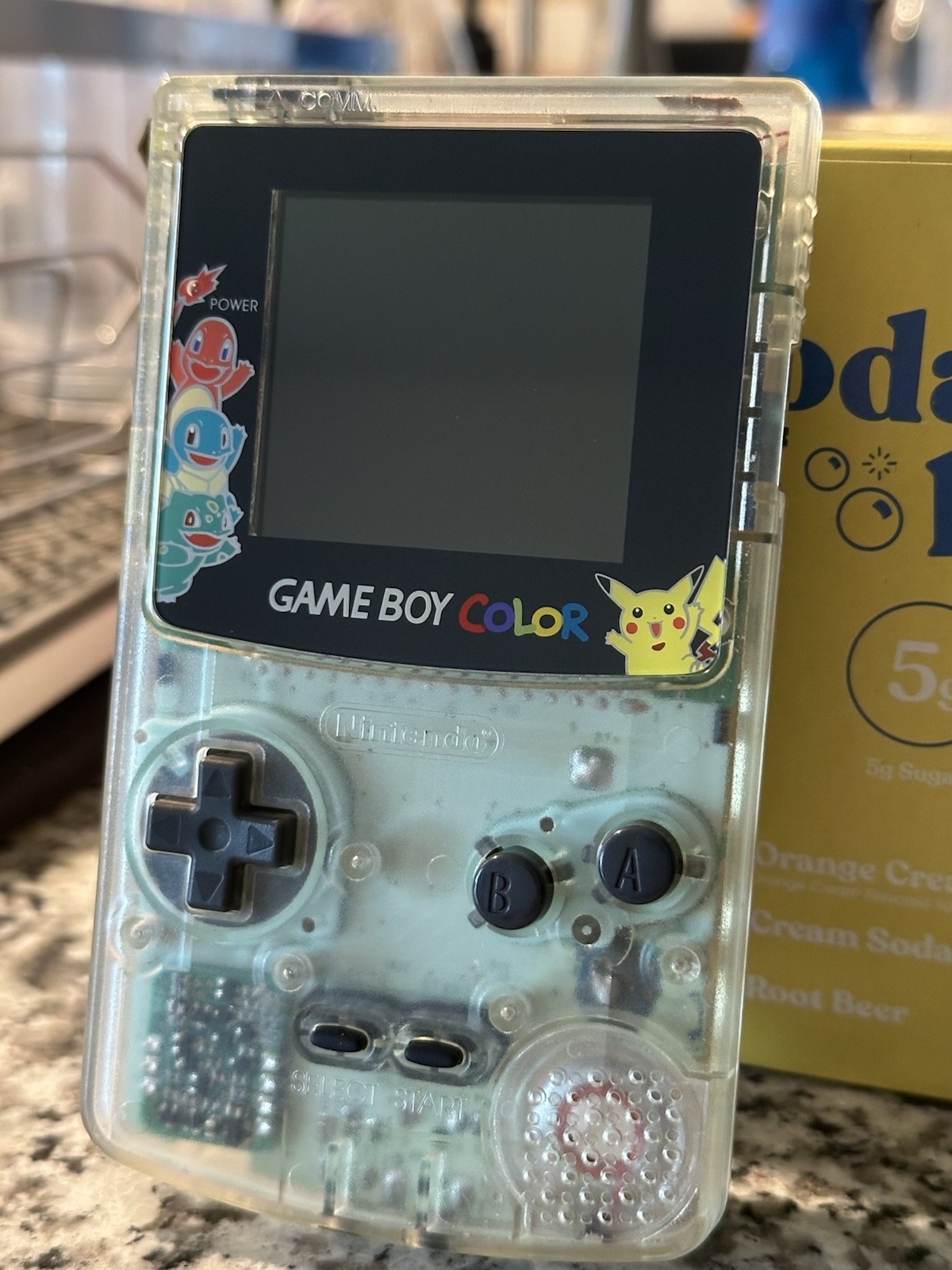 Nintendo Game Boy Color Japanese Clear OEM Shell – IPS screen, clearamp, type c