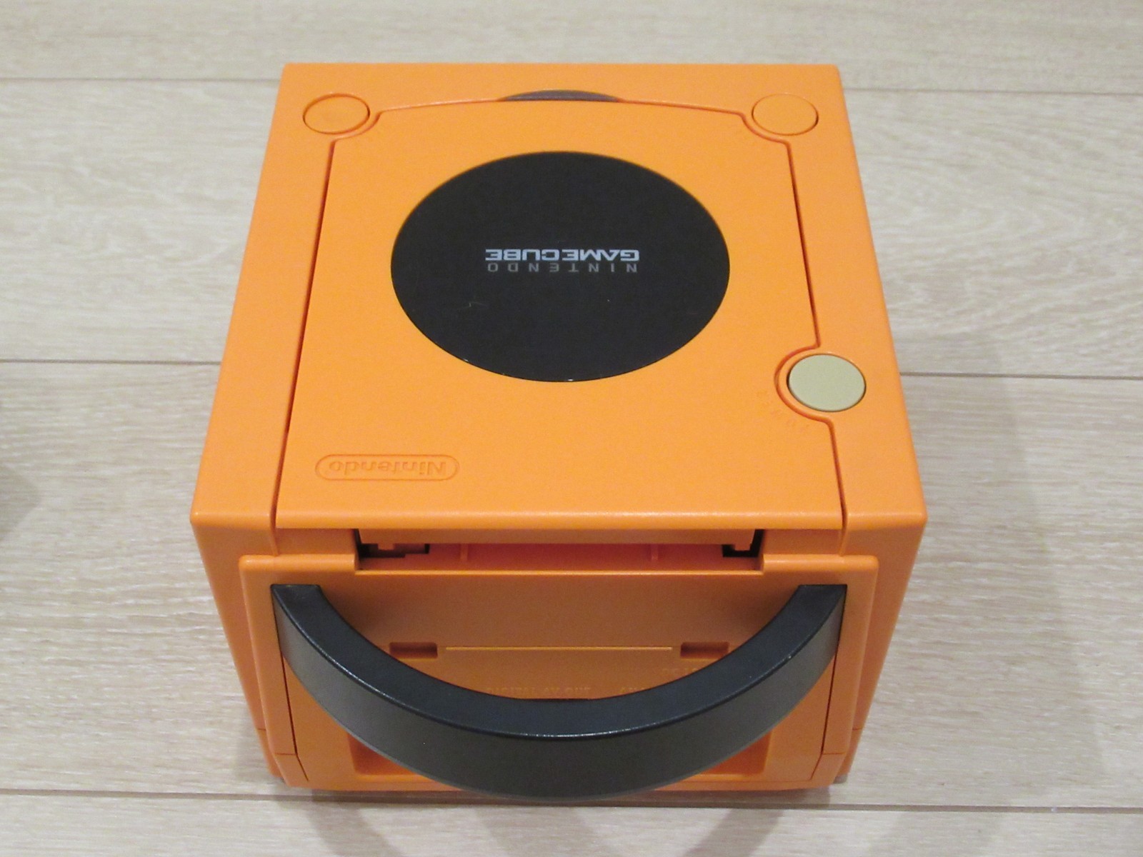 Nintendo GameCube DOL-001 Orange Console Japan Blue Controller AC Adapter Tested