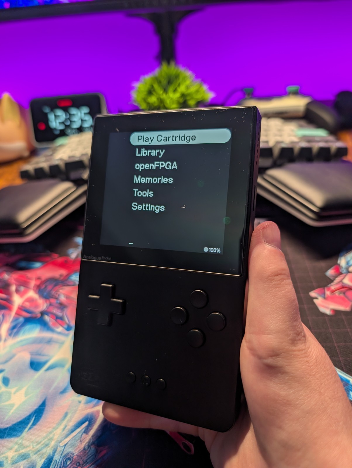 Analogue Pocket Handheld System – Black
