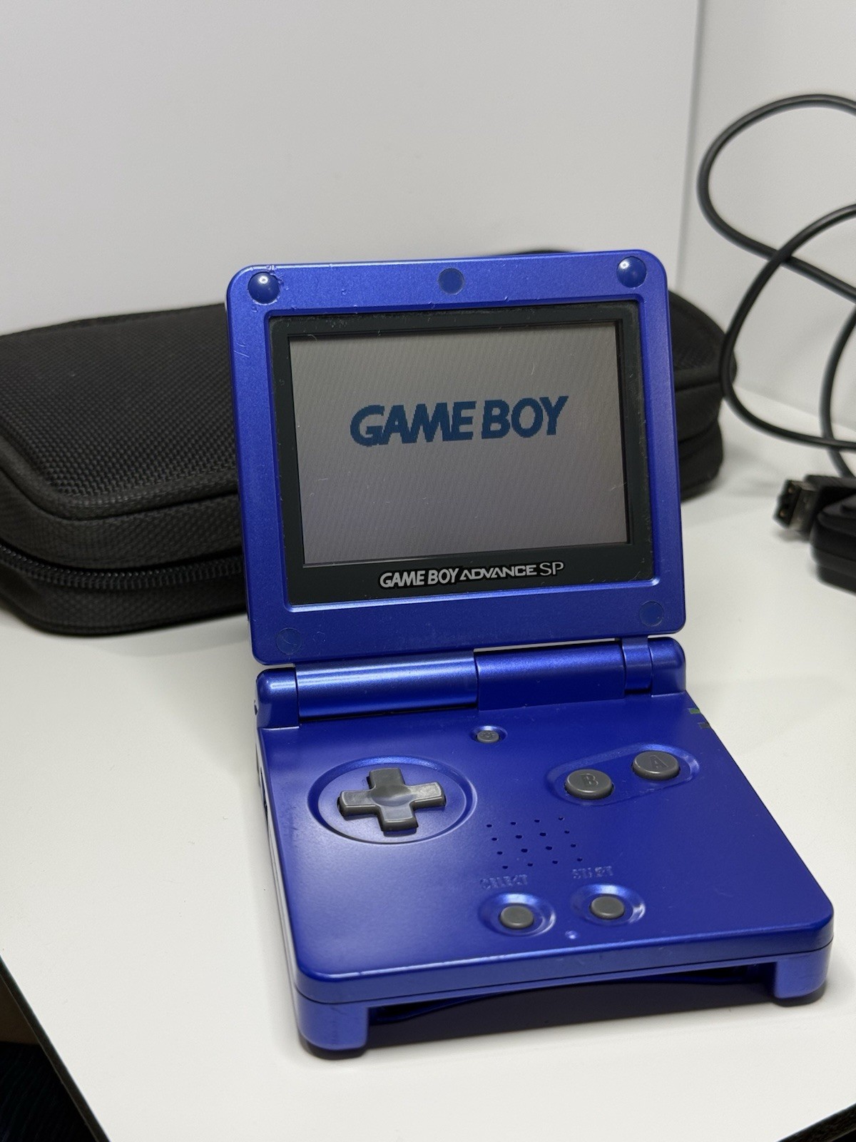 Nintendo Game Boy Advance SP Handheld System Blue, AGS-001