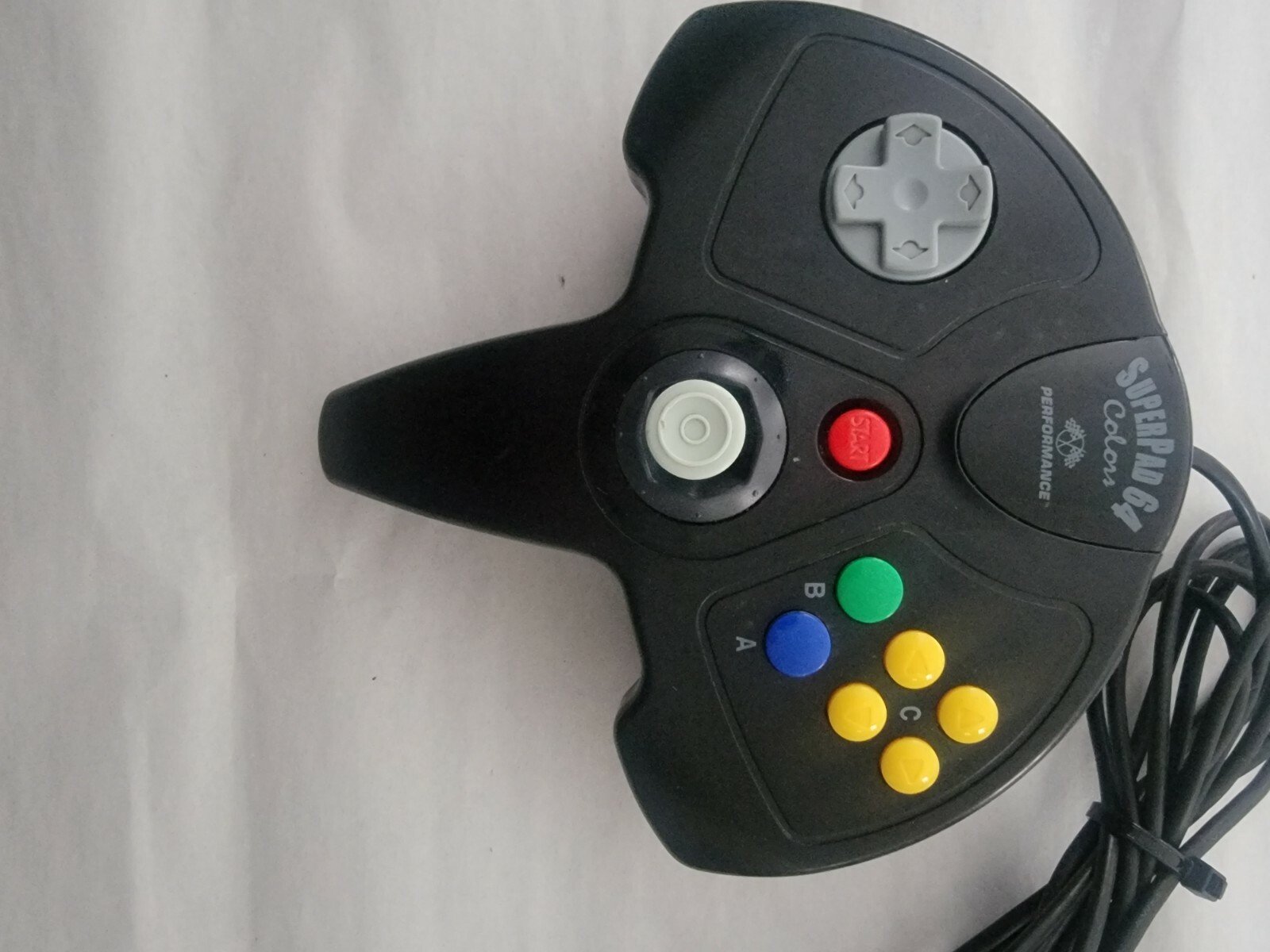 Nintendo 64 N64 Console W/Standard Controller & Super Pad Tested Works Great
