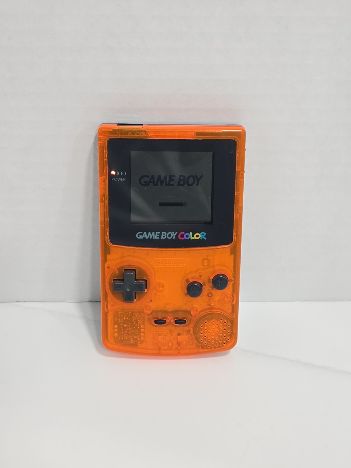 Nintendo GBC Game Boy Color Daiei Hawks Translucent Orange CGB-001 Ltd Ed TESTED