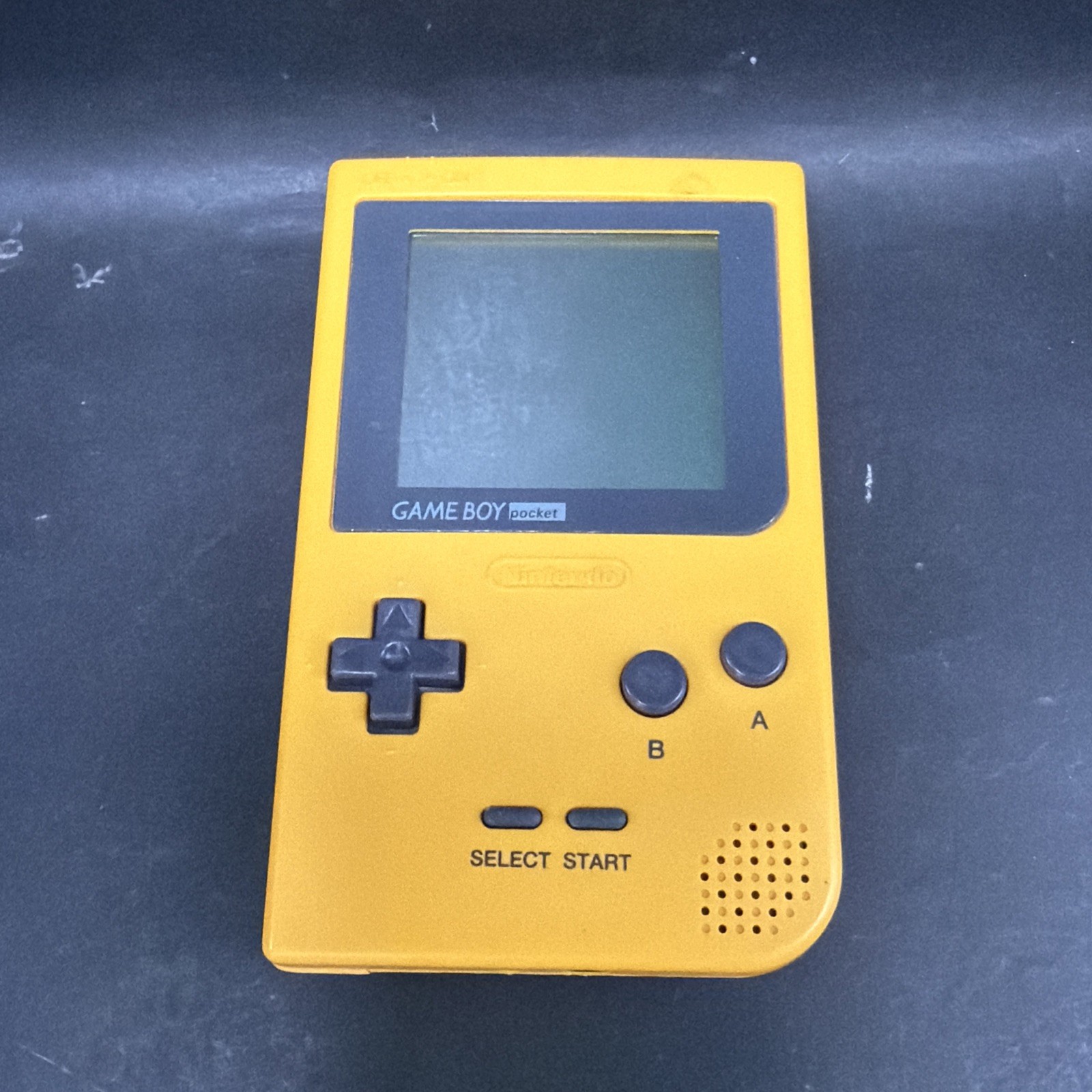 Nintendo Game Boy Pocket MGB-001 Yellow Handheld Console Retro Gaming TESTED