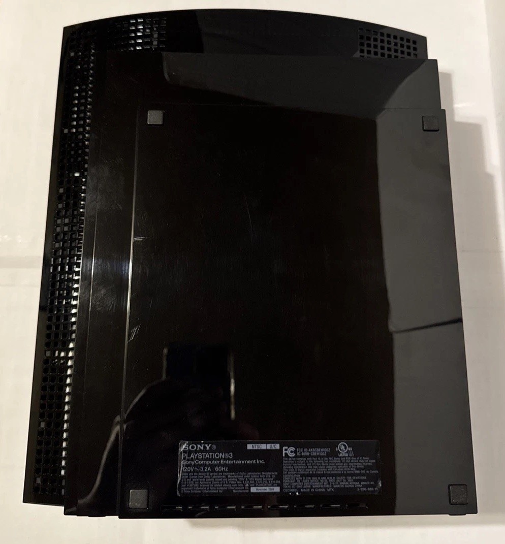 Sony PlayStation 3 CECHB01 20GB Complete w Box PS1 PS2 PS3 Tested 👀 Very Clean