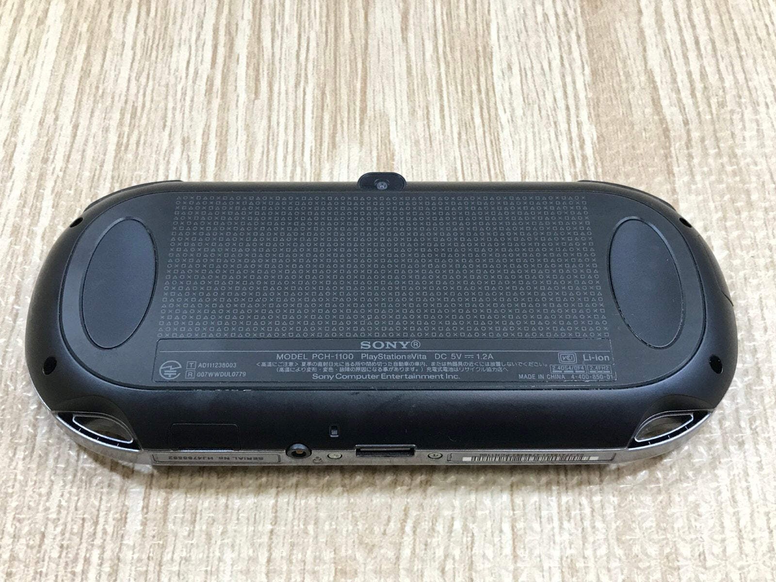 PS Vita PCH-1000 CRYSTAL BLACK Console Japan – With Defects GE1740