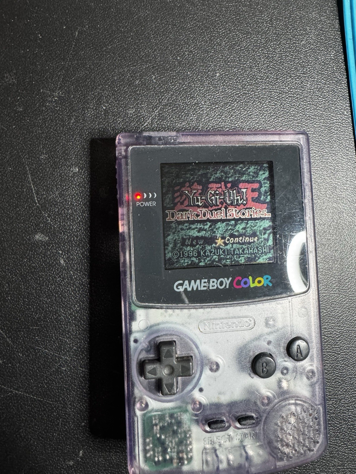 Nintendo Game Boy Color Atomic Purple W/ 4 Games Tested Works Great Yugioh Buffy