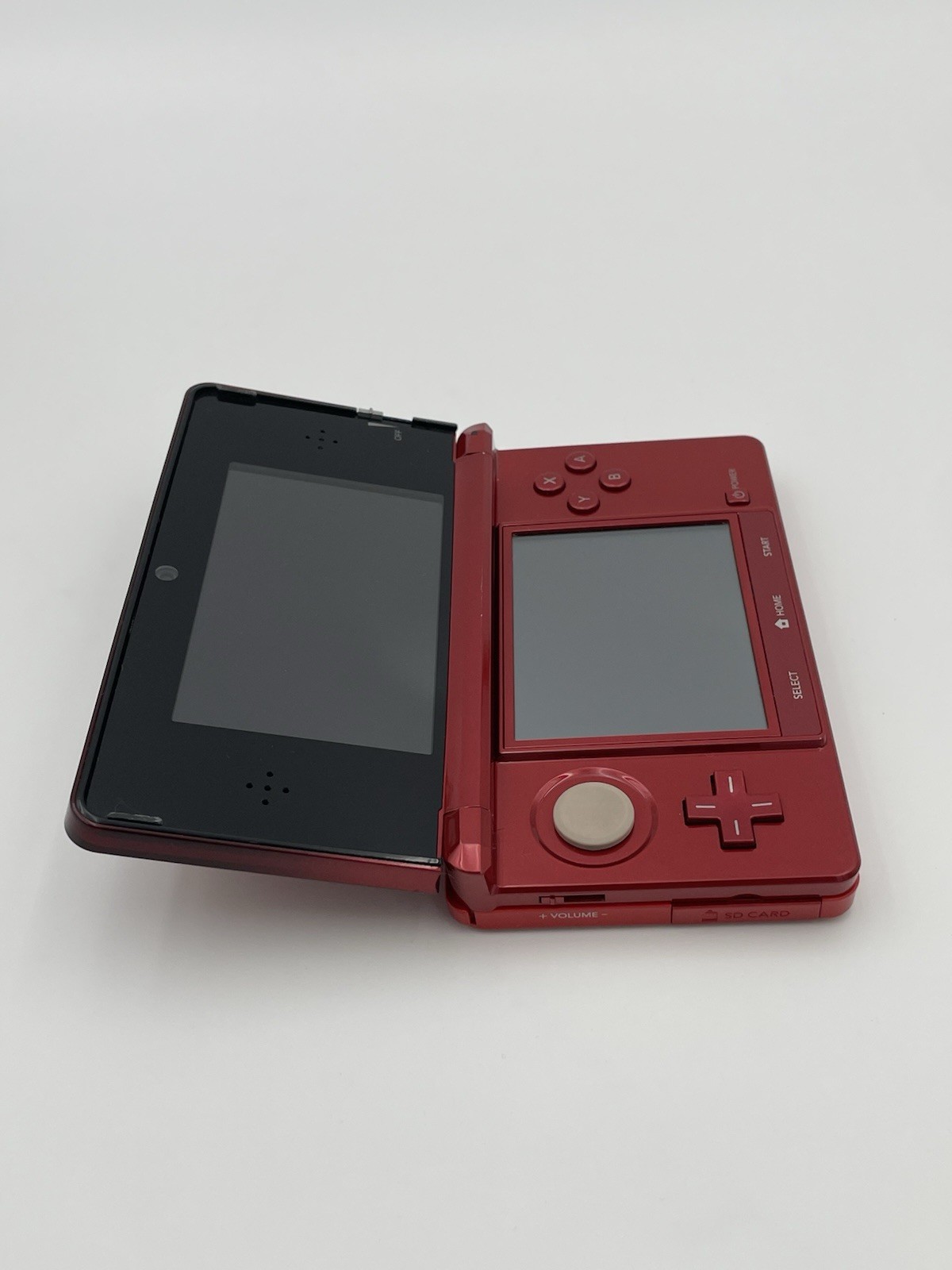 Nintendo 3DS Flame Red Lot With 11 Games Charger & Pen TESTED WORKING
