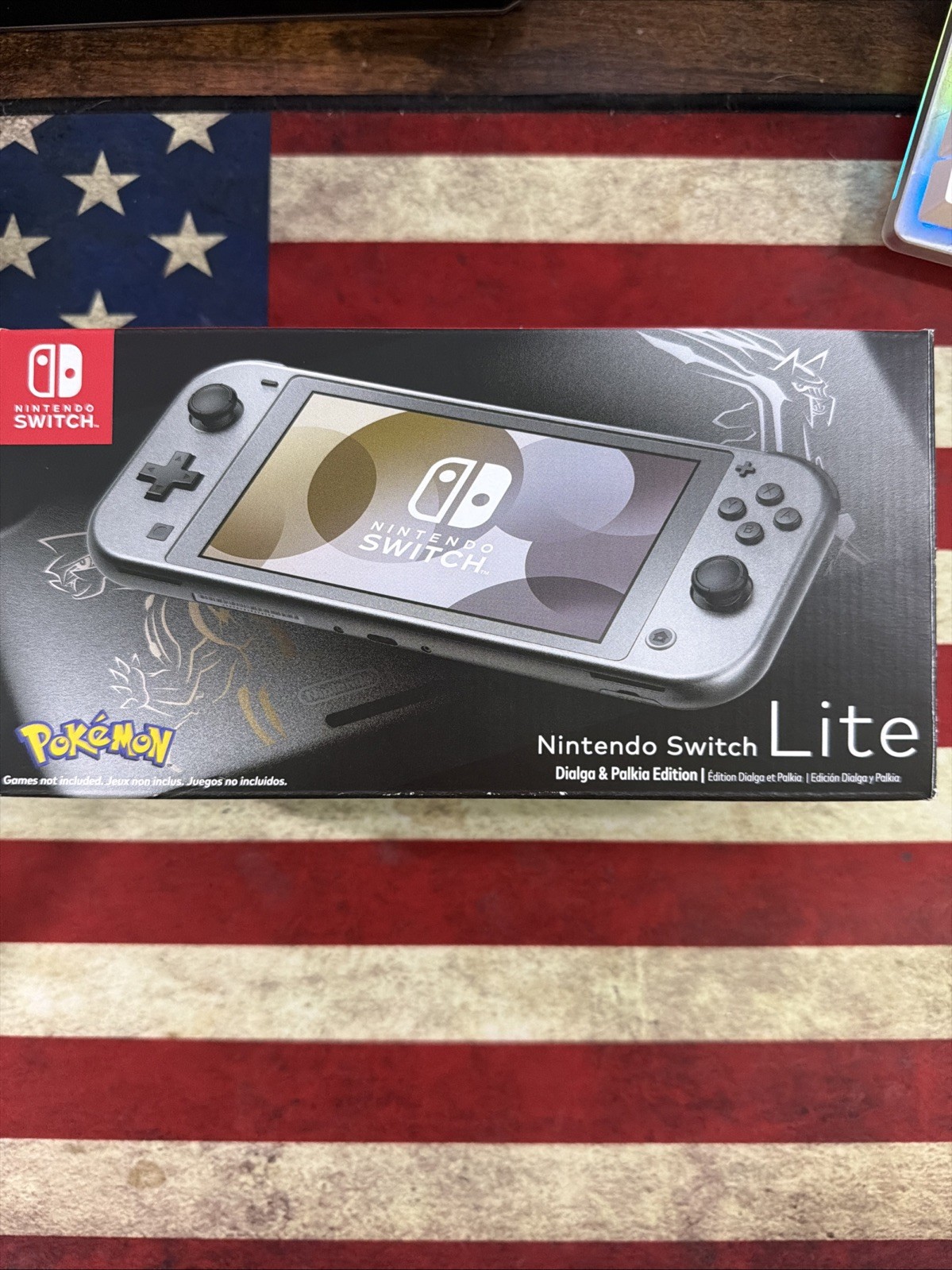Nintendo Switch Lite Pokémon Dialga and Palkia Edition Console -Open Box New-
