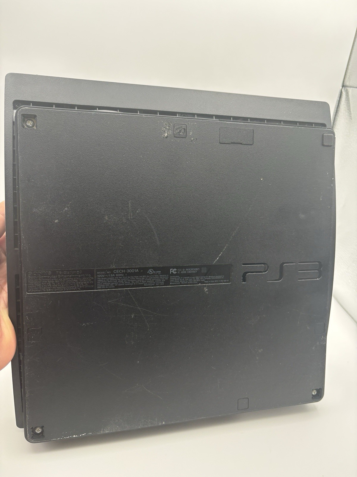 Sony Playstation 3 Slim Console W/ Oem Cables & Controller – Tested Works! 160GB