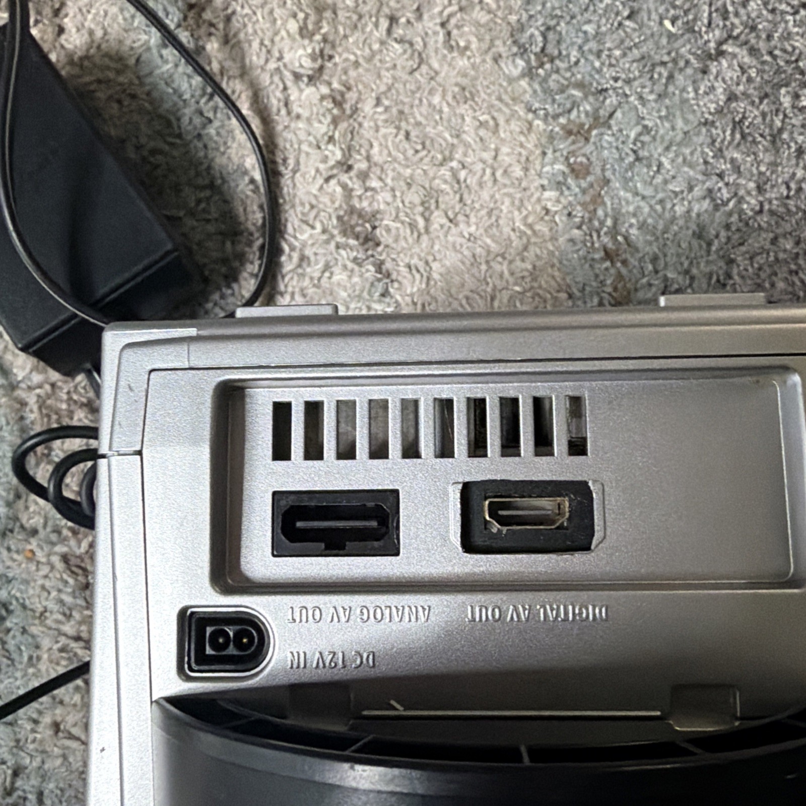 Nintendo Gamecube 1439 Console Silver HDMI Power Cord Tested Excellent