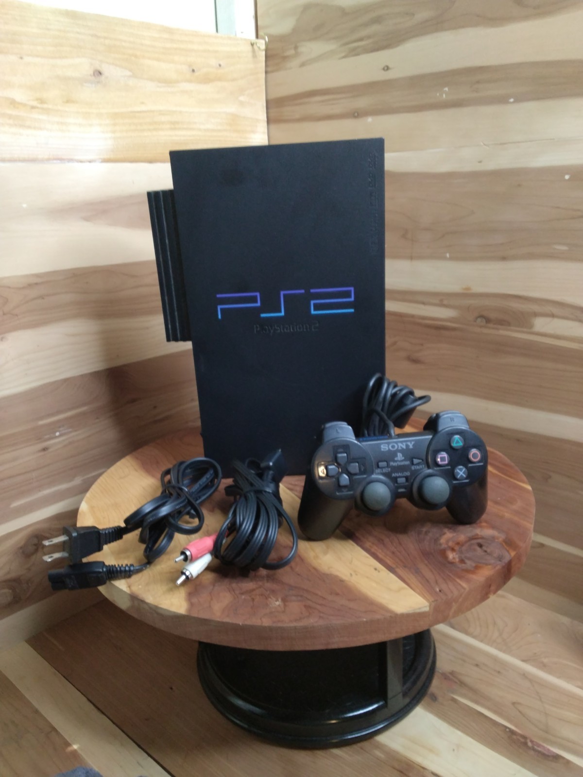 Sony Playstation 2 Console PS2 Remote And Wire Hook Ups DVD Playback…