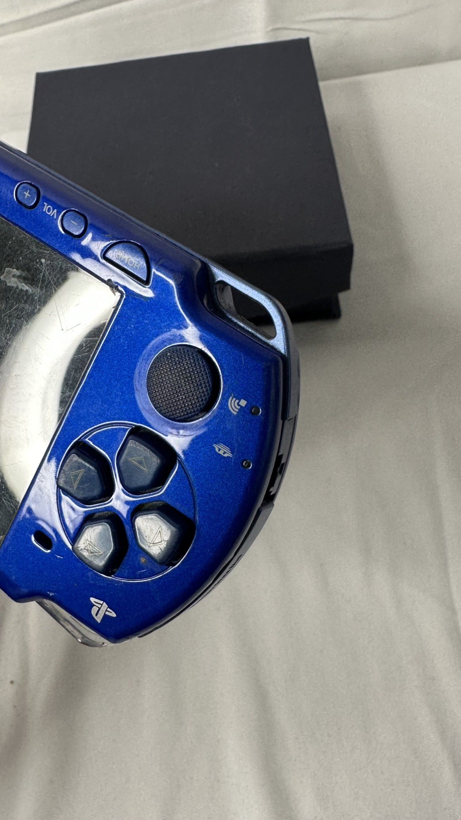 PSP-2001 Blue Playstation Portable Console FOR PARTS ‼️