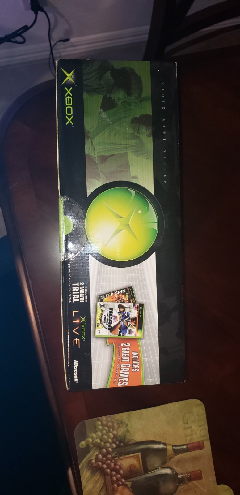 Ultra Rare SEALED New original xbox with 3 games inside the box.