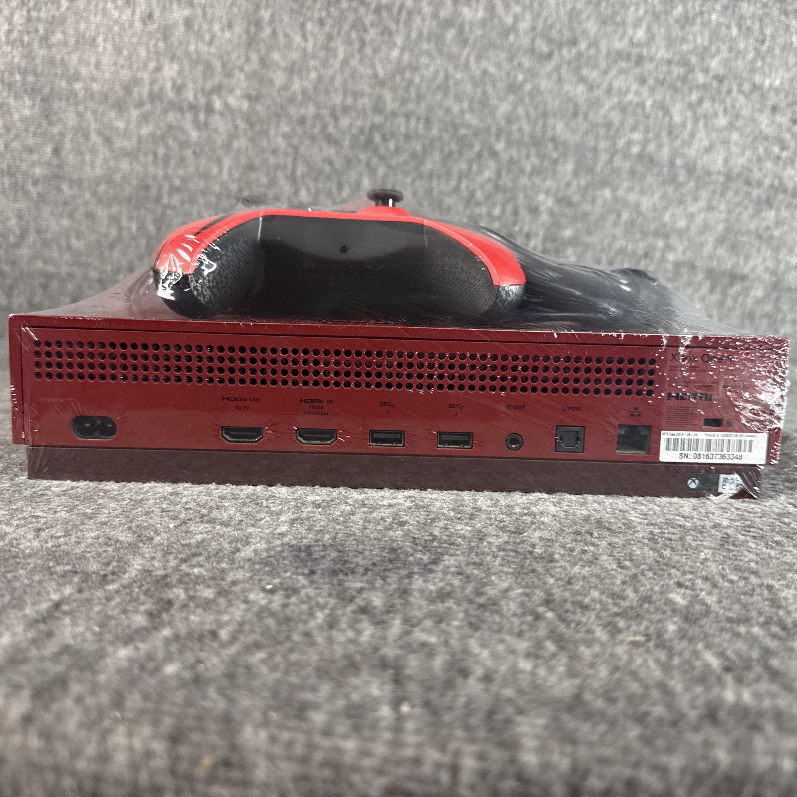 Microsoft Xbox One S Gears of War 4 Limited Edition 2 TB Crimson Red Console