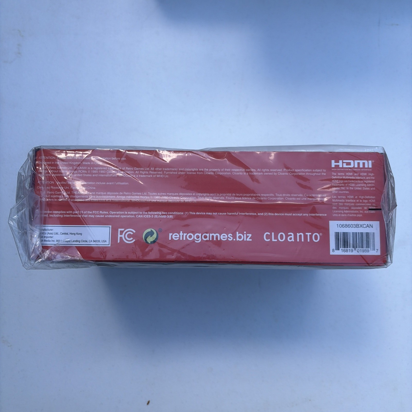 Amiga 500 The A500 Mini 25 Retro Games HDMI Console – SEALED Brand New