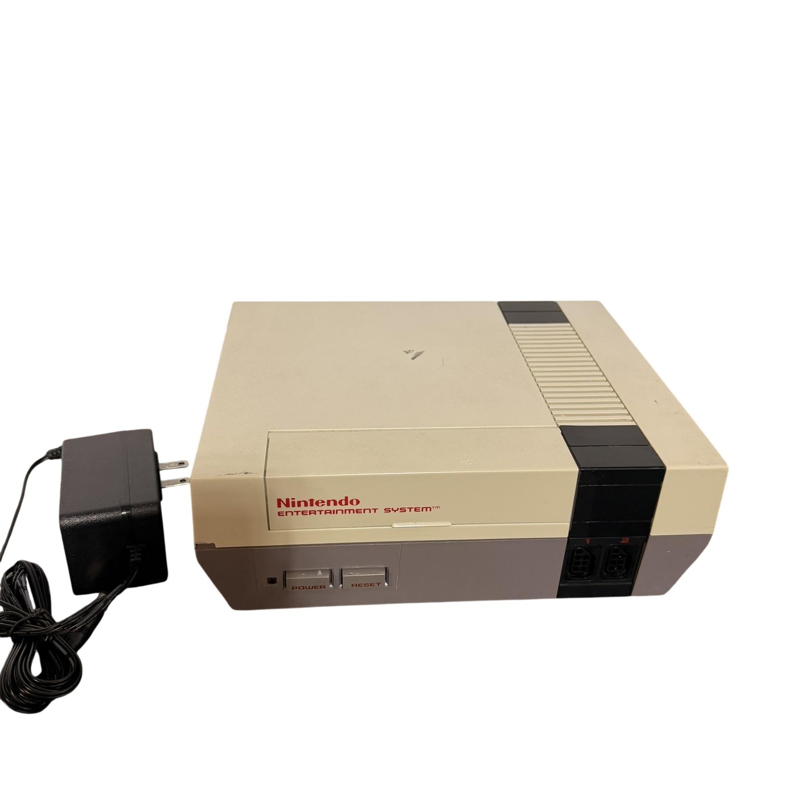 Vintage Nintendo NES-001 Console Gray Japan NTSC-U/C AC Adapter Tested System