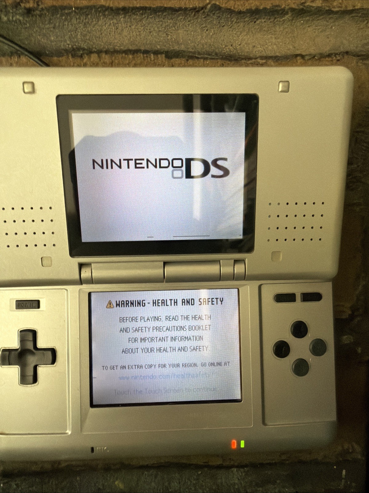 Nintendo DS Original Console NTR-001 Titanium Silver – Tested