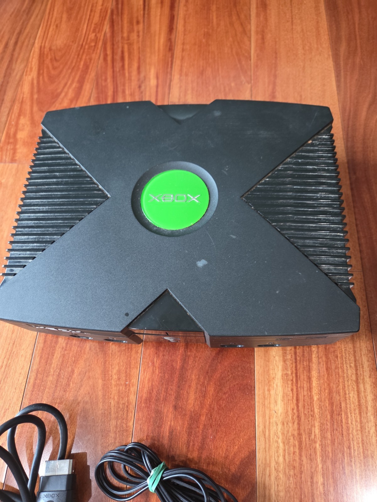 Microsoft Classic Xbox Video Game Console W/ Accessories & 2 Controllers