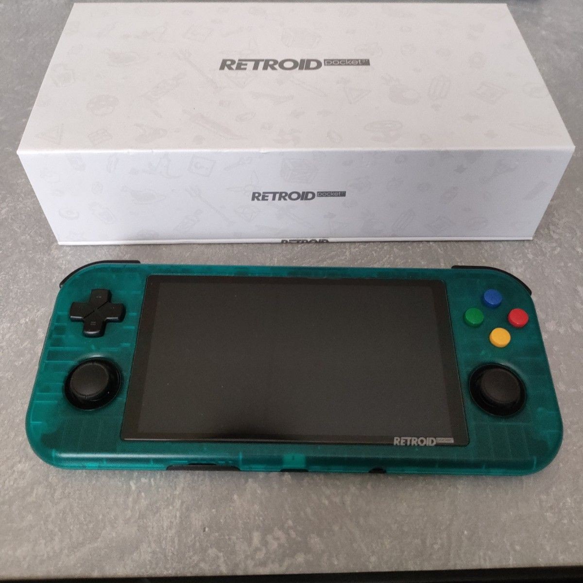 Retroid Pocket 3+ Clear Blue – Used (Good Condition) Tested and Working Android