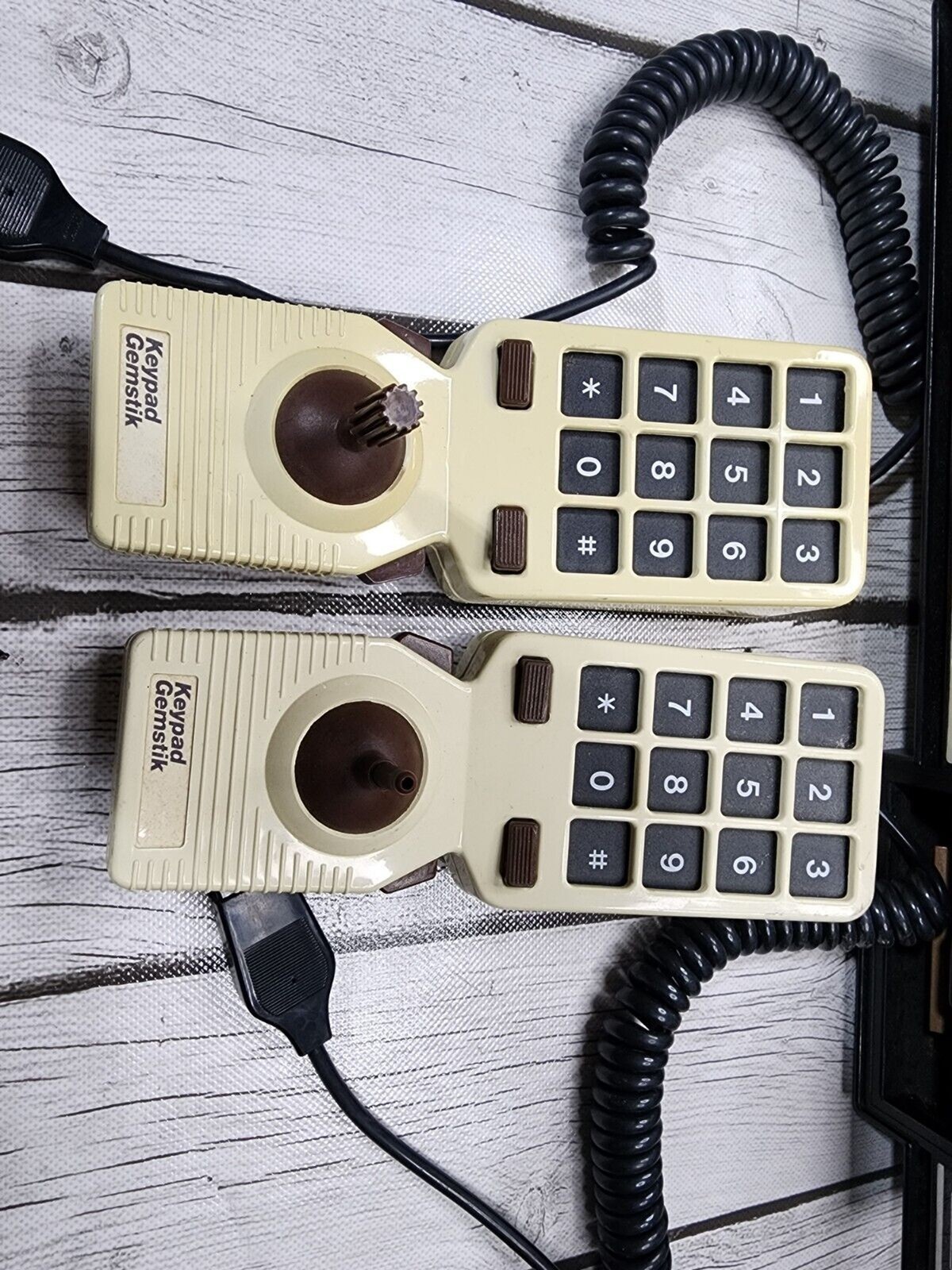 Coleco ColecoVision 2400 Game Console w/ 2 Controllers & 2 Keypad Gemstiks