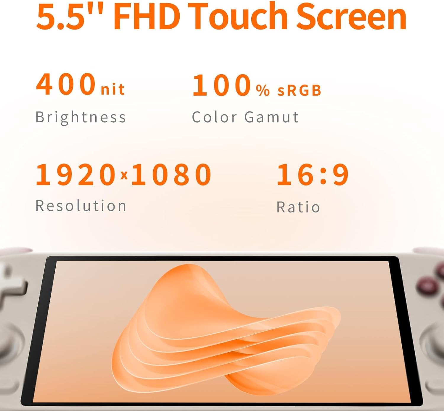 Air X Android 14 Handheld 5.5 Inch 1920×1080 5000mAh