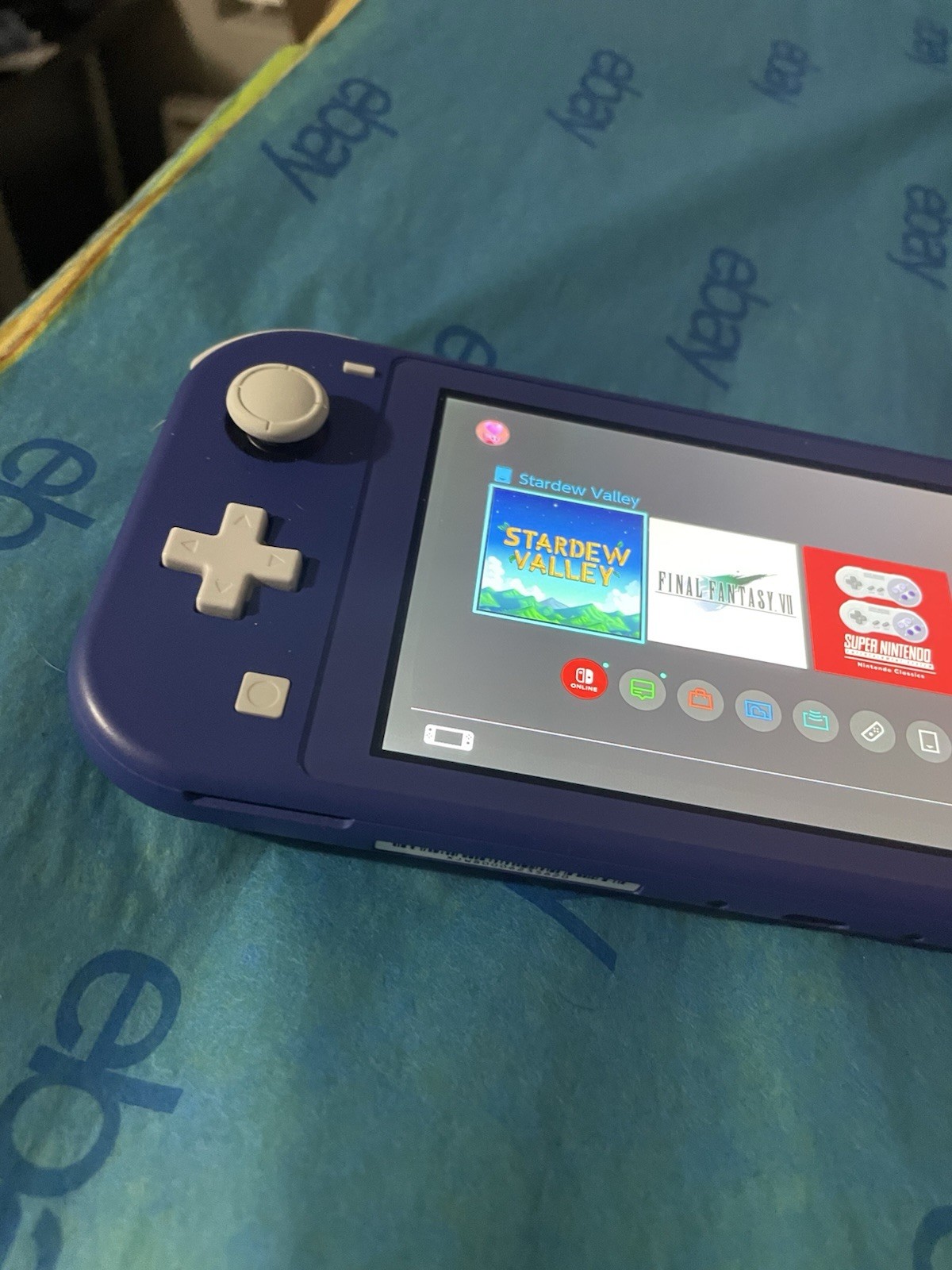 Nintendo Switch Lite Handheld Console – 32GB – Blue With Case